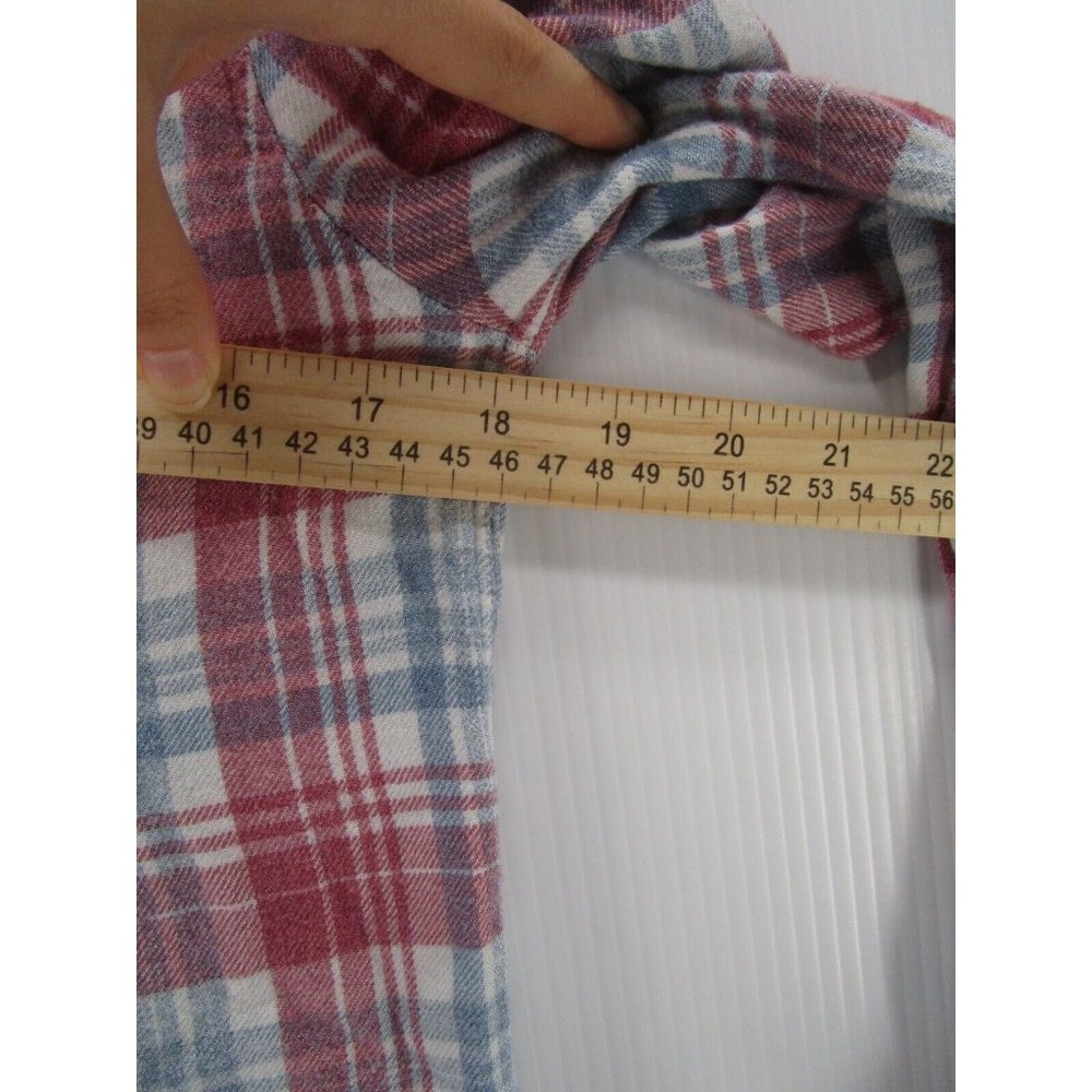 Rails Shirt Small White Button Up Plaid Collared … - image 6